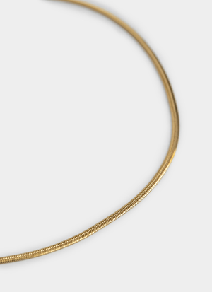 Vendetta Snake Necklace - 18K Gold Plated
