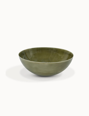 Alvescot Serving Bowl - Aluminium, Moss