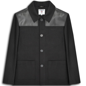 Lambretta Mens Warm Mod Donkey Jacket - XL / Black
