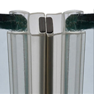 Magnetic Shower Door Seal for 8mm Glass