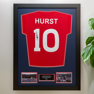 Sir Geoff Hurst Signed England Shirt - Framed