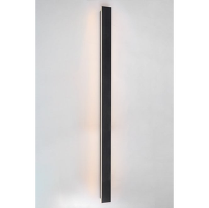 L120-E Outdoor IP65 24w LED CCT 120cm Linear Wall Light in a Black Finish