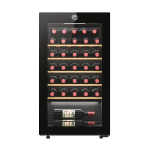 Hoover HOWC034K, 34 Bottle Wine Cooler w/ WiFi, Black