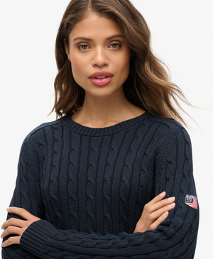 Slouchy Cable Knit Jumper