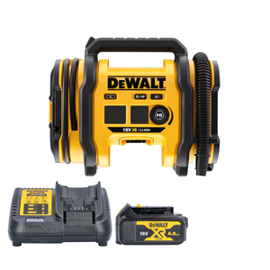 DeWalt DCC018N 18V XR Cordless Triple Source Inflator With 1 x 4.0Ah Battery & Charger