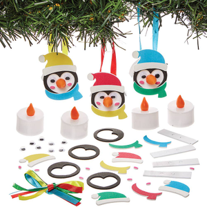 Pinguïn LED Theelichtjes Decoratiesets 