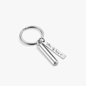 Handwriting Ashes Keyring