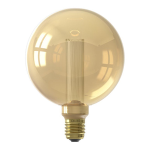 Calex LED Glassfiber Globe 125mm 3.5W 120lm E27 Gold 1800K Dimmable