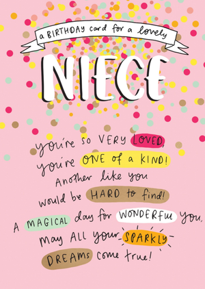 For A Lovely Niece Birthday Card