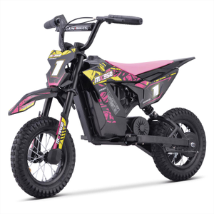 FunBikes MX350 350w 36v 4ah 12/12 51cm Lithium Pink Electric Kids Dirt Bike
