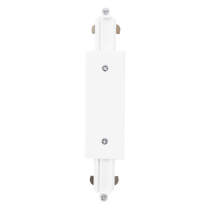 Track Light Connector - Middle Connector with Power Supply - White - Single Circuit