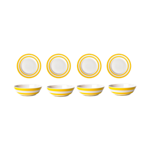 Cornish Yellow Breakfast Plate & Bowl Set