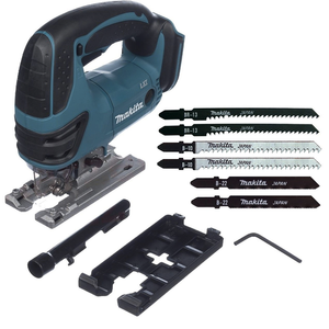 Makita DJV180ZX 18v LXT Jigsaw Naked with 6pc Blade Set