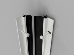 Stormguard Heavy Duty ADS Around Door Seal - White