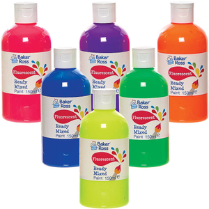 Fluorescerende kant-en-klare Posterverf Pack 150ml 