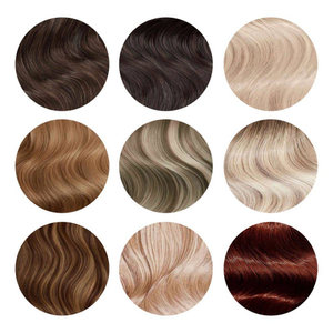 Beauty Works Gold Flat Track Weft Hair Extensions 20"