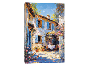 Cafe Tables In The Shade