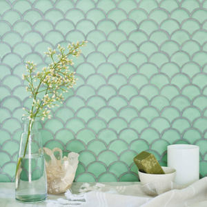 Nordic Glass Tromso Fjord Mosaic Wall Tile