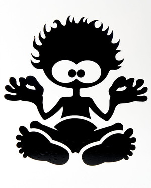 Tok Van Sticker in Black