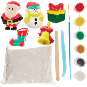 Weihnachtsdeko aus Gips