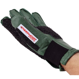 Creedmoor Sports Green Leather Full Finger Glove With Top Grip