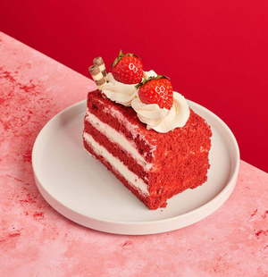 Christmas Red Velvet Slice