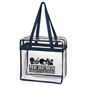 Clear  EVA Tote Bag With  Zipper
