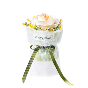 ROKR White Camellia DIY 3D Puzzle Model AF011