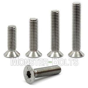 Bulk 5/16"-18 Stainless Steel Flat Socket Cap Screws - 18-8 (A2)