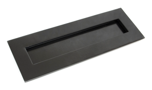 Black Large Letter Plate