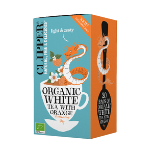 Clipper - herbata biała White Tea with Orange EKO 20 saszetek