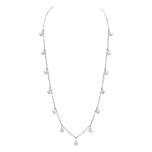 White Freshwater Pearl Isabella Necklace