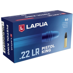 Lapua Pistol King .22 LR Ammunition