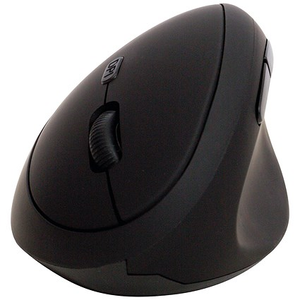 Q-Connect Ergonomic Vertical Right Handed Mouse, Wireless, Black