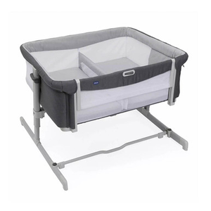 Chicco Next 2 Me Twins Bedside Crib - Magnet Grey