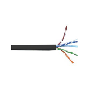 CAT6 4Pair Unscreened (UTP) SWA Armoured Cable Black PVC Polyvinyl Chloride