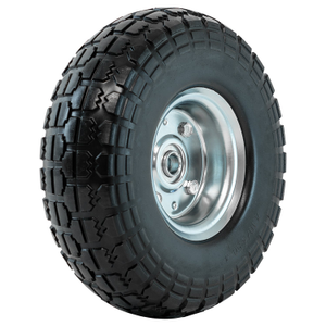 Woodside 10" Replacement Wheelbarrow Wheel, Heavy Duty Puncture Proof Tyre