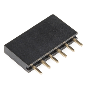 Straight Header - Female (PTH, 0.1in., 6-Pin)