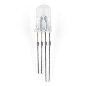 LED - RGB Addressable, PTH, 5mm Clear (5 Pack)
