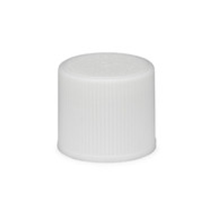 15-415 White PP Plastic Screw Top Cap (Foam Liner) - 336277