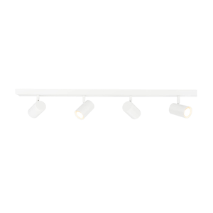 LED Ceiling Spotlight With 4 Lights - GU10 - Dimmable - Adjustable - White - Rectangular