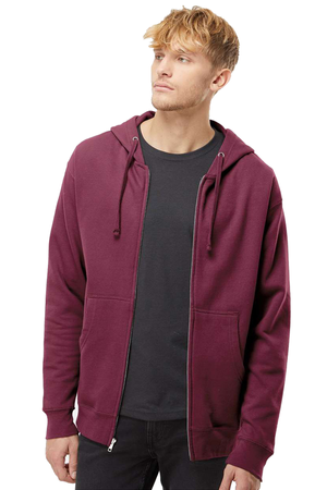 Independent Trading Co. Men's Printed Midweight Full-Zip Sweatshirt