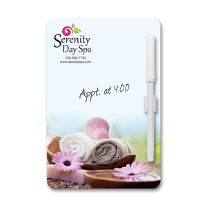 Full Color Lois Dry-Erase Magnetic Memo Board with Pen