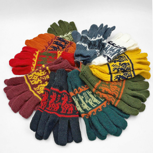 20 Pairs set of Handwoven Unisex Alpaca Wool Gloves - Adult Size