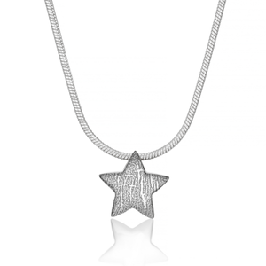 Silver Star Fingerprint AshesNecklace