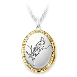 Forever With You Remembrance Necklace - Cardinal