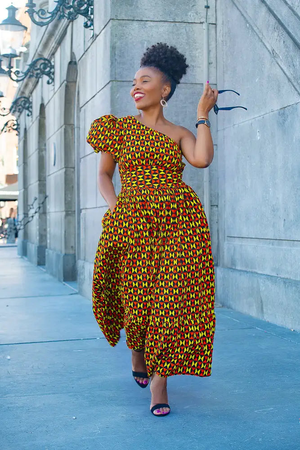 Fikile One Shoulder Dress