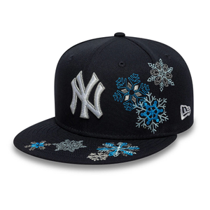 New York Yankees Winter Snowfall Navy 59FIFTY Fitted Cap