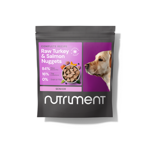 Raw Turkey & Salmon Nuggets for Senior Dogs 1kg