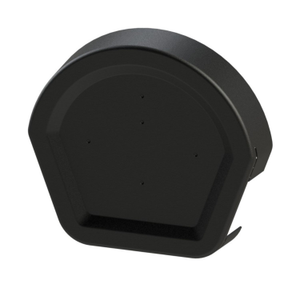 Eurocell Universal Dry Verge Half Round Ridge Cap – Black , 245mm x 270mm